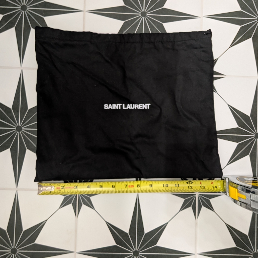 Saint Laurent Black Gift Box With Dust Bag And Branded Shopping Bag - Picture 13 of 16